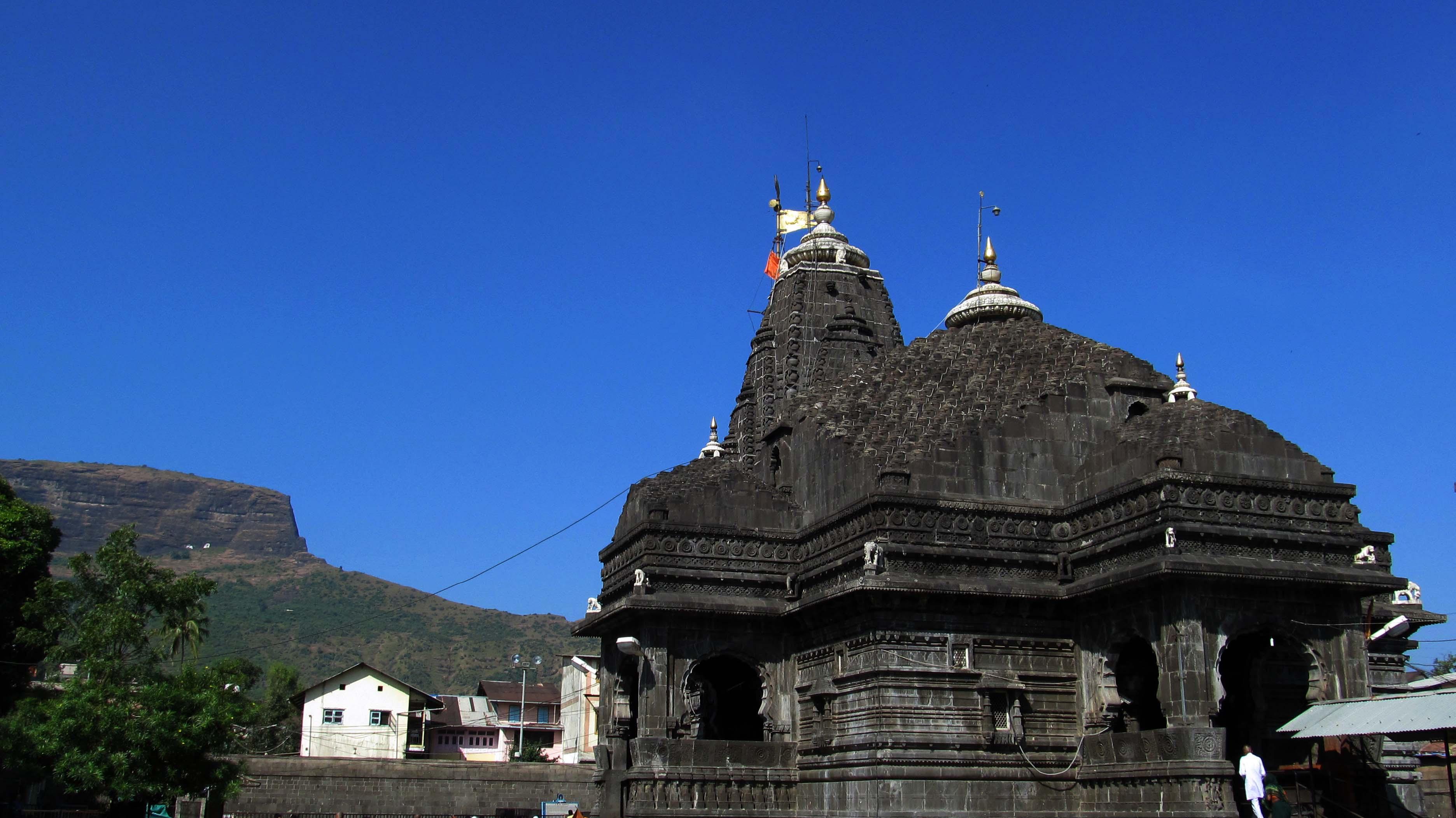 Trimbakeshwar temple near the hotel